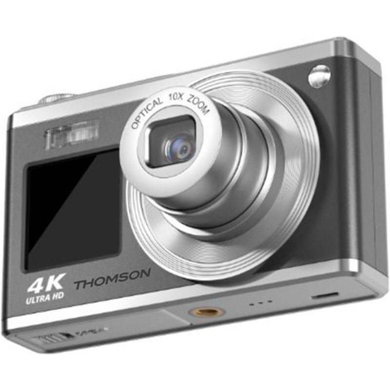 Appareil photo numérique Thomson THR385 Noir et Argent + Carte SD 64 Go