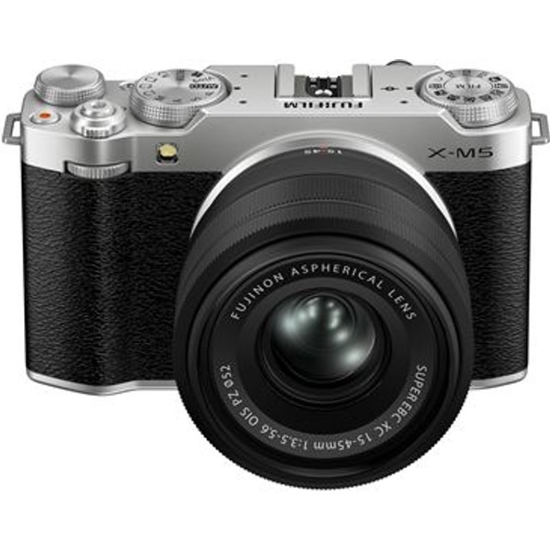 Appareil photo hybride Fujifilm X-M5 Argent + Objectif 15-45 mm