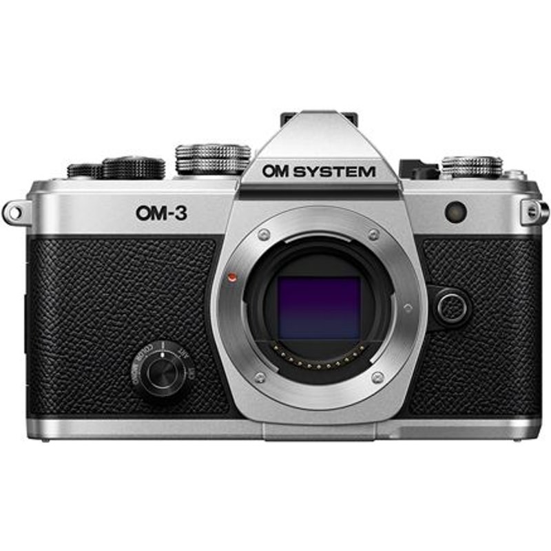 Appareil photo hybride Om System OM-3 Boîtier nu Argent