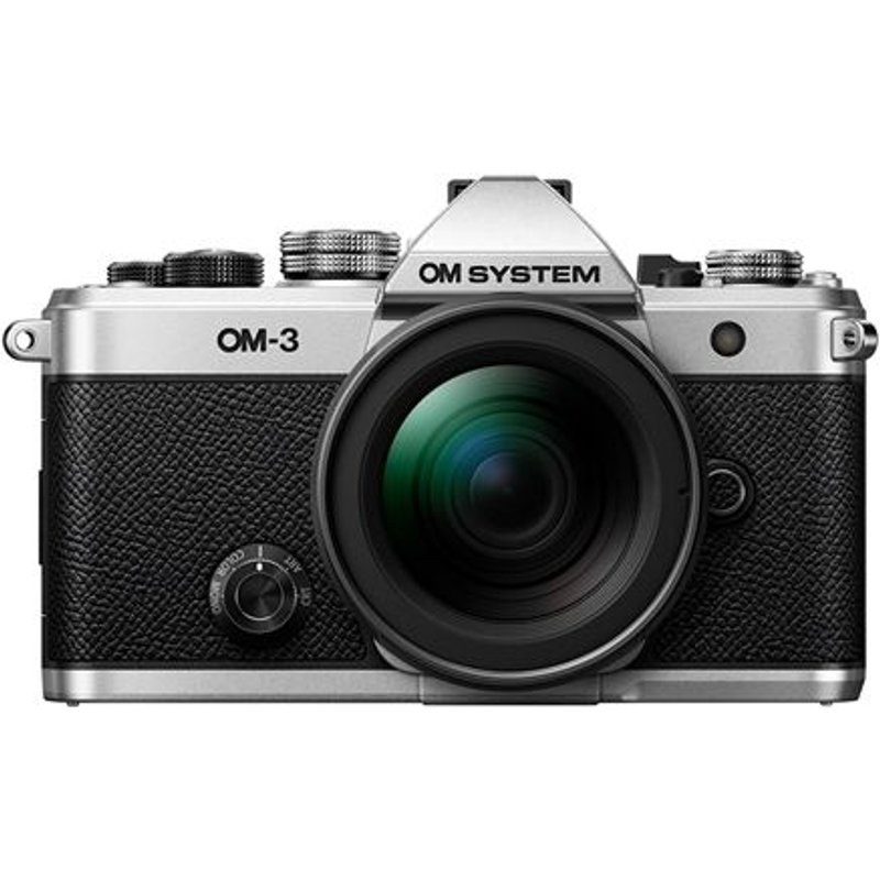 Appareil photo hybride Om System OM-3 Argent + Objectif M.Zuiko Digital 12-45 mm