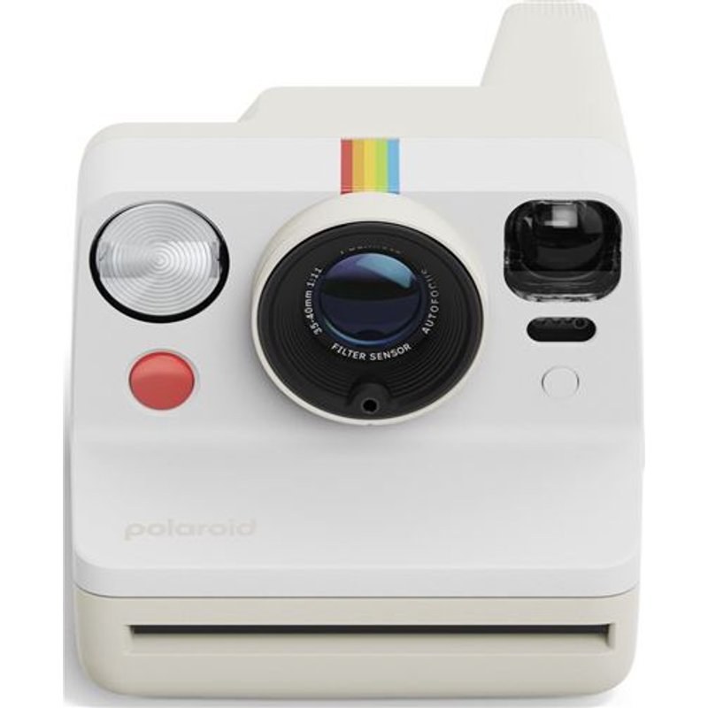 Appareil photo instantané Polaroid Now Génération 3 Blanc Galet
