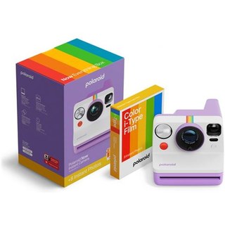 Appareil photo instantané Polaroid Now + Pack de films 8 photos Violet