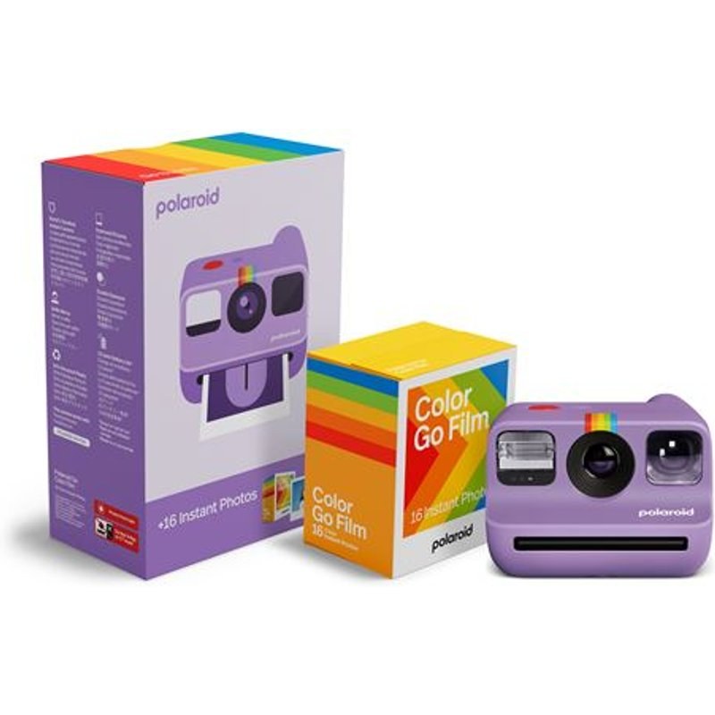Coffret Appareil photo instantané Polaroid Go Génération 2 Violet + 16 films Go inclus