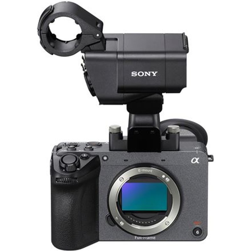 Appareil photo hybride Sony Cinema Line FX2 Boîtier nu Gris et Noir avec poignée XLR