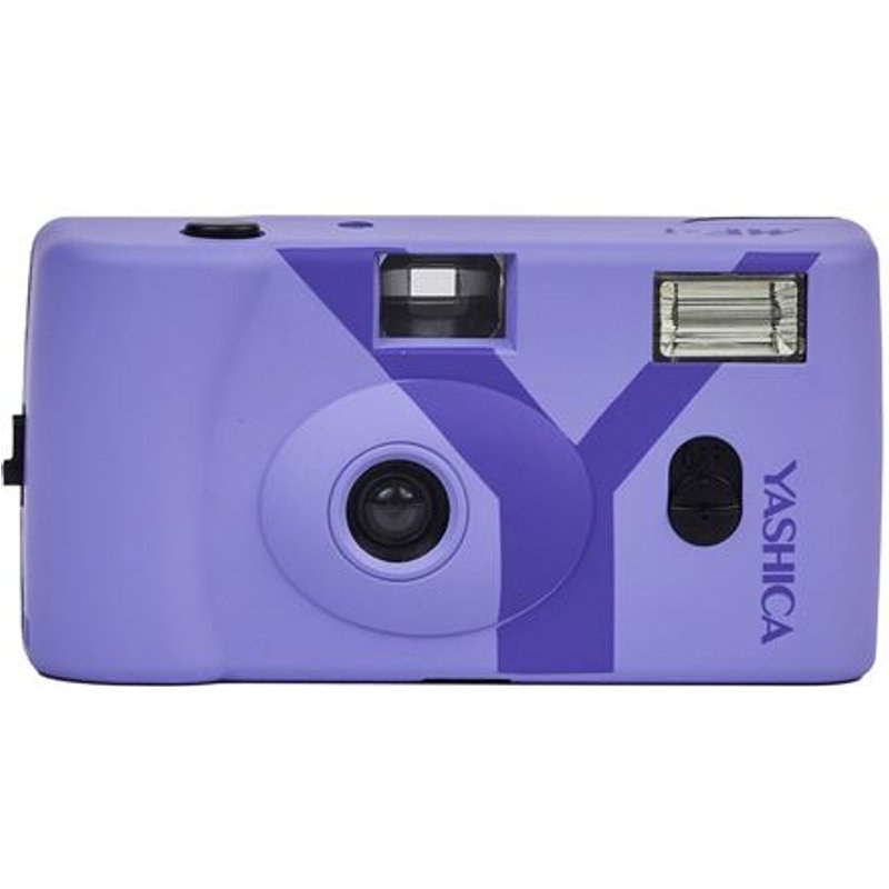 Appareil photo argentique Yashica MF-1 Snapshot Art Camera Y Edition Lavande avec un Film 400/24