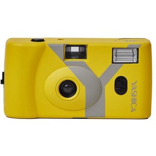 Appareil photo argentique Yashica MF-1 Snapshot Art Camera Y Edition Jaune avec un Film 400/24