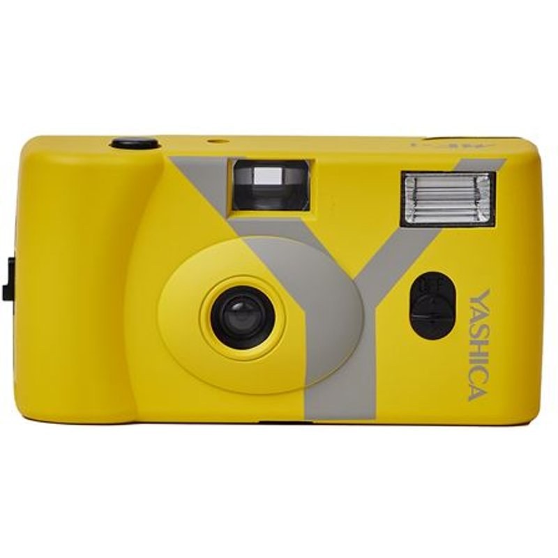 Appareil photo argentique Yashica MF-1 Snapshot Art Camera Y Edition Jaune avec un Film 400/24