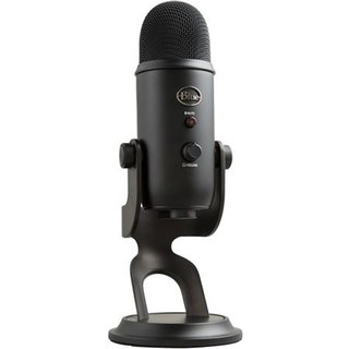 Microphone Blue Yeti filaire pour PC Mac Noir