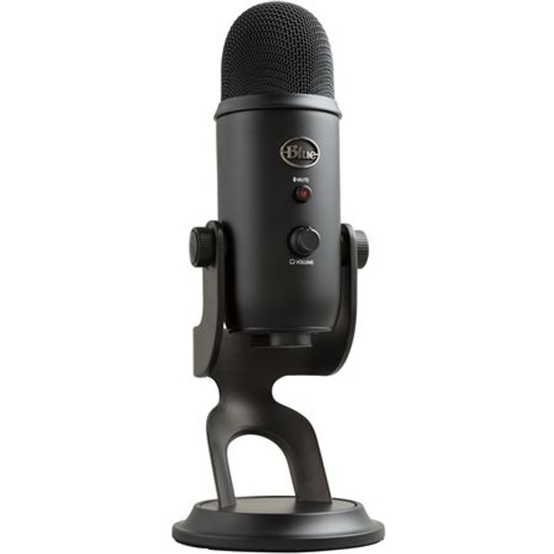 Microphone Blue Yeti filaire pour PC Mac Noir