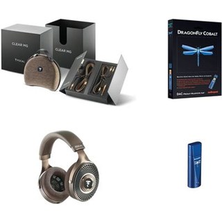 Casque Hi-Fi filaire Focal Clear MG + Ampli-DAC Audioquest Dragonfly Cobalt