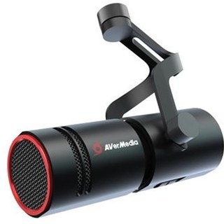 Microphone Dynamique AVerMedia MIC 330 AM330 pour streamers et créateurs de contenu Noir