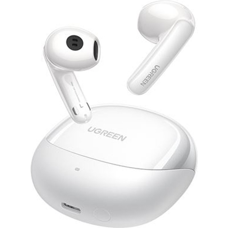 Ecouteurs semi-intra-auriculaires sans fil Bluetooth Ugreen HiTune H6 Pro avec réduction de bruit Blanc