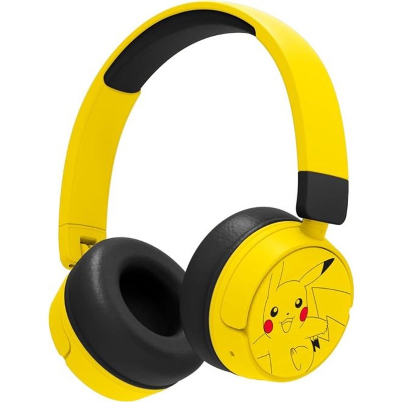 Casque arceau sans fil Bluetooth pour enfant Otl Pokémon Pikachu Jaune