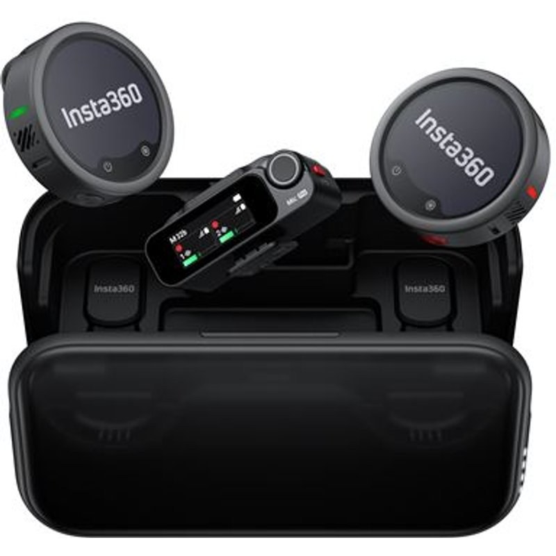 Microphone sans fil INSTA360 Mic Pro 2 TX + 1 RX Noir et Gris