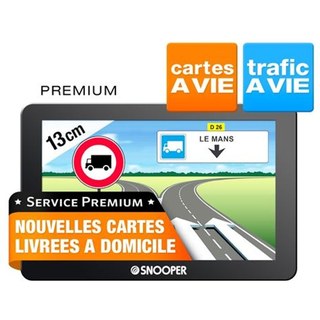 GPS Snooper PL5400 Premium 5" Noir