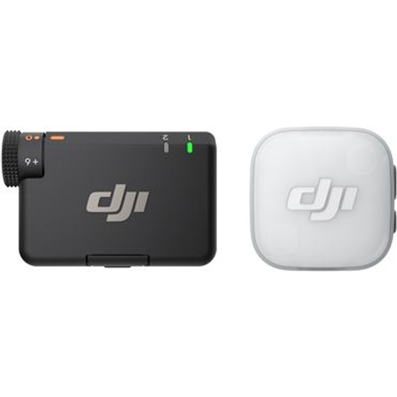 Microphone Dji Mic Mini 2 1 TX + 1 RX Blanc et Noir