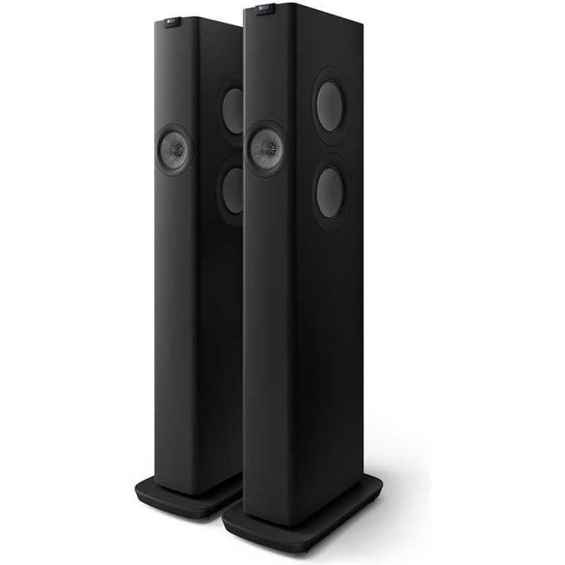 Enceintes connectées Hi-Fi KEF LS60 Wireless Noir vendues à la paire