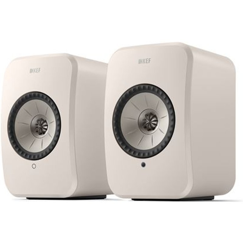 Enceintes connectées Hi-Fi KEF LSX 2 LT Blanc Galet vendues par paire