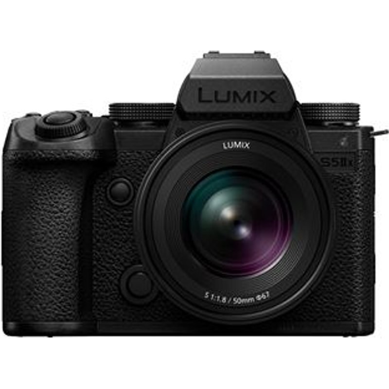 Panasonic Appareil photo hybride Lumix S5M2X Noir + Objectif Optique Lumix S 50 mm F1.8