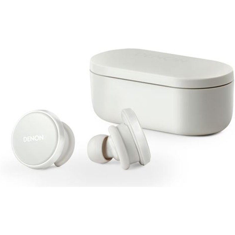 Ecouteurs intra-auriculaires sans fil Bluetooth Denon PerL avec réduction de bruit Blanc