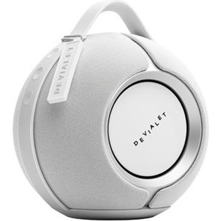 Enceinte connectée Hi-Fi sans fil portable Bluetooth Devialet Mania Blanc + Étui de transport