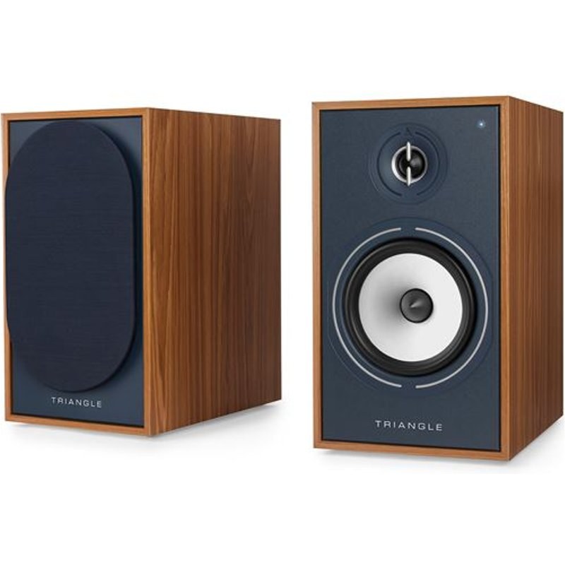 Enceinte connectée Hi-Fi Triangle Borea BR03 Connect Chêne Bleu vendues par paire