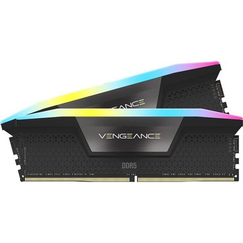 Barrette mémoire RAM Corsair VENGEANCE RGB 32 Go (Kit de 2 x 16 Go) DDR5 6000 MHz CL36