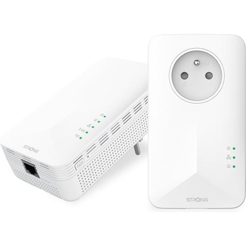 Kit 2 prises CPL Strong Wi-Fi 1000 Blanc
