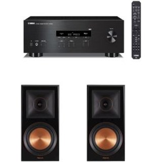 Amplificateur Yamaha R-S202D Black + Enceinte Klipsch RP-600M Ebony Vendue par paire