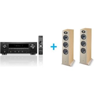 Amplificateur Hi-Fi Denon DRA-900H Noir + une paire d’enceintes colonne Focal Theva N3 Bois