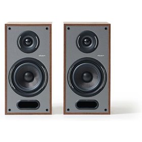 Enceinte bibliothèque Elipson Horus 6B Noyer Gris Foncé vendues par paire