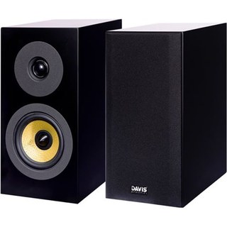 Enceintes bibliothèque Davis Acoustics Courbet n°3 Noir Mat vendues par paire