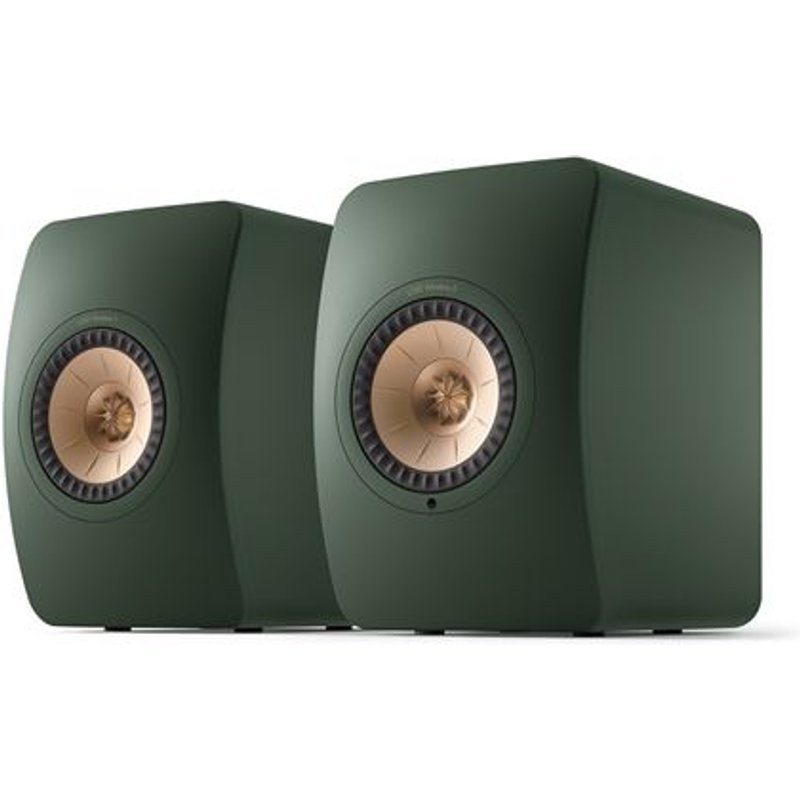 Enceintes connectées Hi-Fi KEF LS50 Wireless II Vert vendues par paire