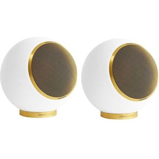 Enceintes bibliothèques Elipson® Planet L Performance Blanc Mat Or vendues par paire