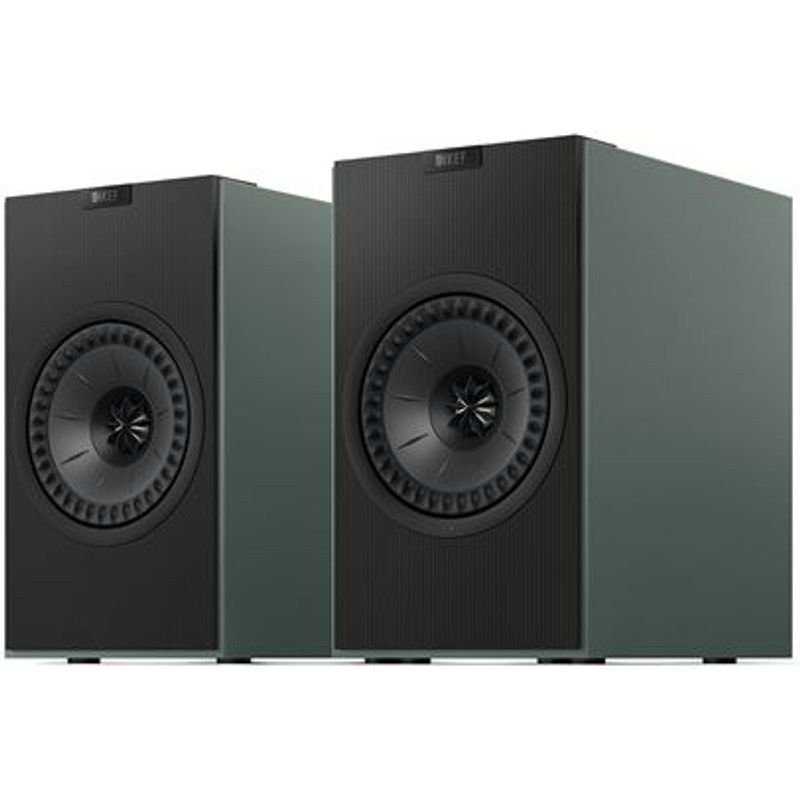 Enceintes connectées Hi-Fi KEF Coda W Moss Green vendues par paire