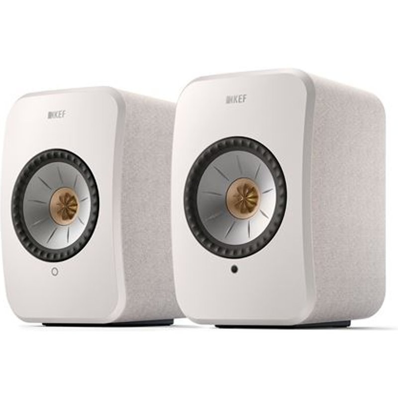 Enceinte connectée Hi-Fi KEF LSX 2 Blanc Coton vendues par paire