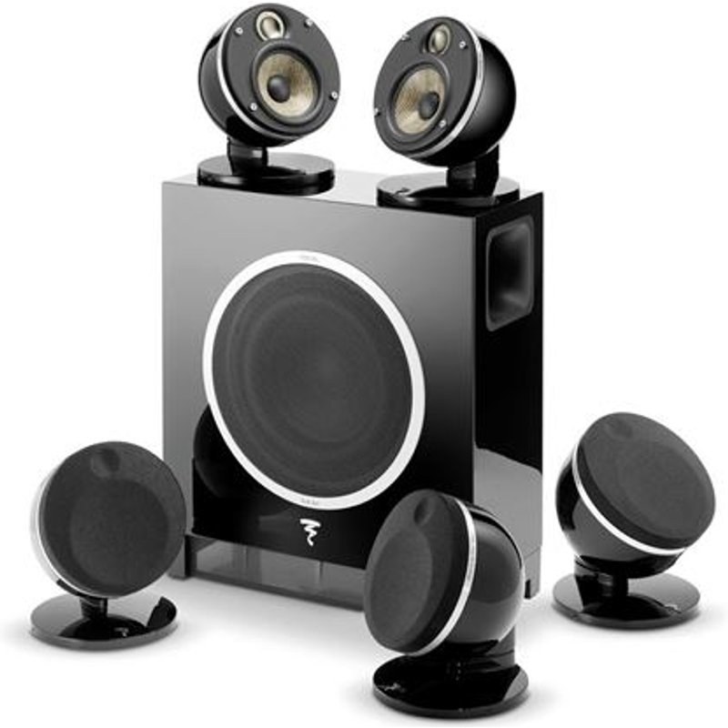 Pack d'enceintes Focal Dome Flax + Sub Air Noir