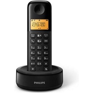 Téléphone fixe sans fil Philips D1601B Noir