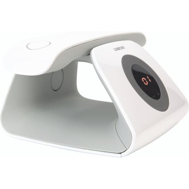 Téléphone fixe sans fil Logicom Retro 2 DECT Blanc