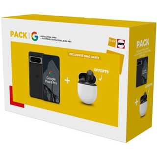 Pack Smartphone Google Pixel 8 Pro 6,7" 5G Double nano SIM 128 Go Noir Volcanique + Ecouteurs