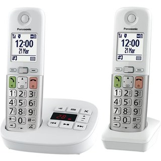 Téléphone fixe sans fil Panasonic Blanc