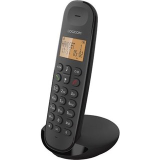 Téléphone sans fil Logicom Iloa 155T avec répondeur Noir