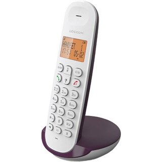 Téléphone sans fil Logicom Iloa 150 sans répondeur Aubergine