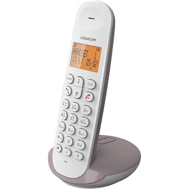 Téléphone sans fil Logicom Iloa 155T avec répondeur Taupe