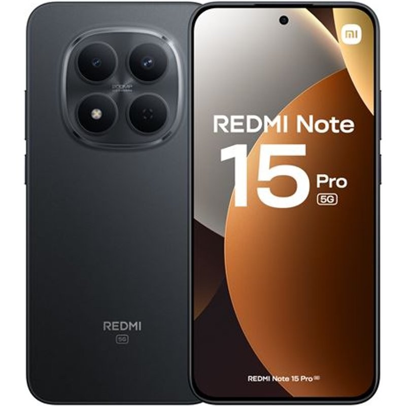 Smartphone Xiaomi Redmi Note 15 Pro 6,83" 5G Double nano SIM 256 Go Noir