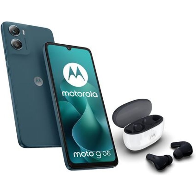 Motorola Pack Moto G06 Plus Ecouteurs Buds 2 Carbon Et
