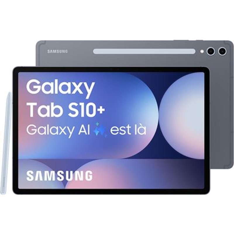 Tablette tactile Samsung Galaxy Tab S10+ 12,4" Wi-Fi 256 Go Gris