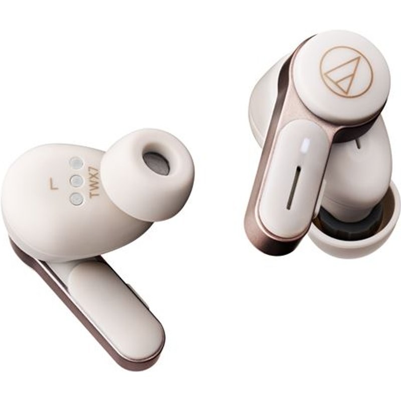 Audiotechnica Ecouteurs sans fil Audio-Technica ATH-TWX7WH Bluetooth avec réduction active du bruit Blanc