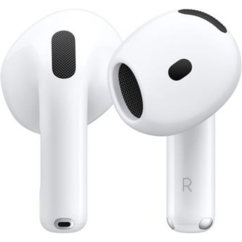 Apple Airpods 4 Blanc avec Boîtier de charge USB‑C Ecouteurs sans fil avec réduction active du bruit
