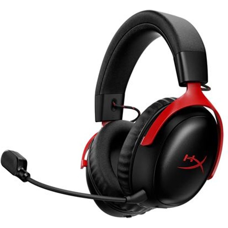Hyper X Micro-casque gaming circum-aural sans fil HyperX Cloud III S Bluetooth Noir et Rouge